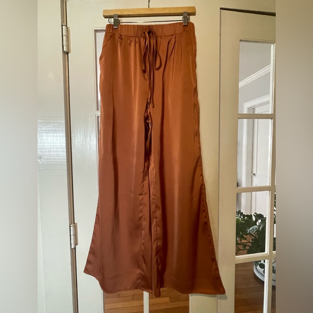 Cider copper wide leg pant